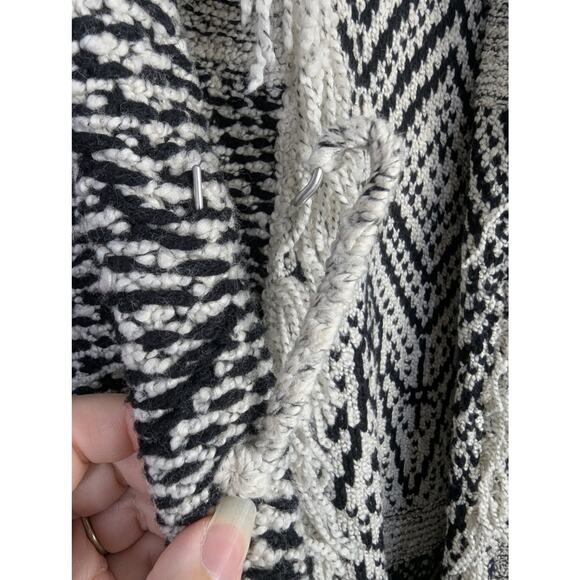 J. Jill Willow Fringe Marled Wool Blend Sweater Cardigan - Picture 5 of 9